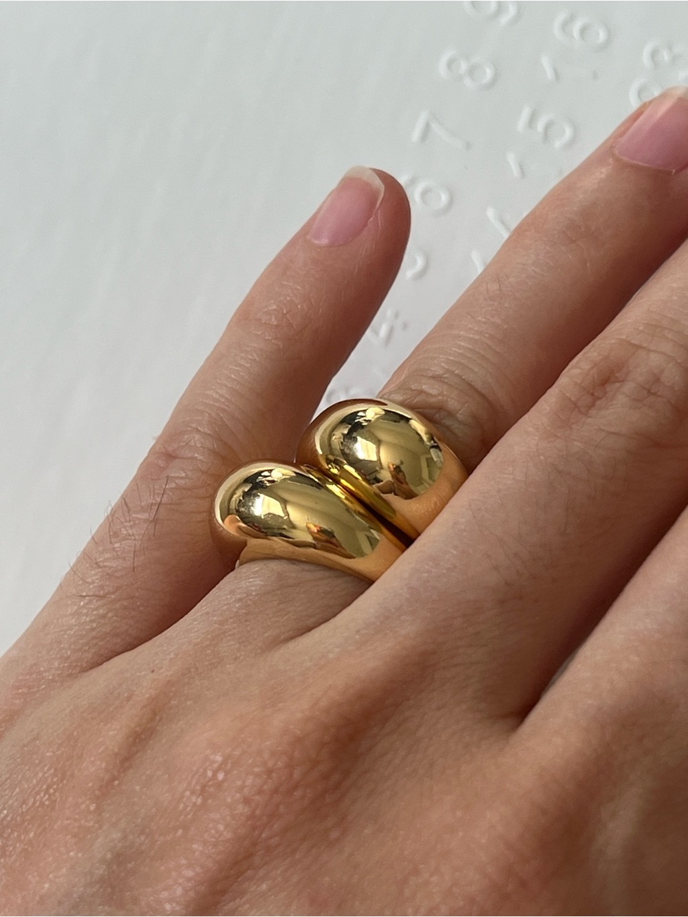 Baublebar Gold Cloud Rings (set of 2)